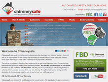 Tablet Screenshot of chimneysafe.com
